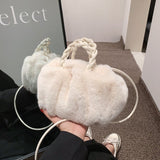 Fluffy Braided Handle Bag