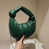 Pleated Knot Hand Bag