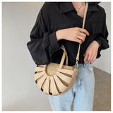 Cutout Fan Cross Body Bag