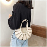 Cutout Fan Cross Body Bag