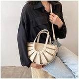 Cutout Fan Cross Body Bag