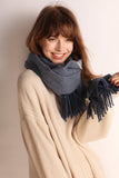 Minimalist Fringe Hem Scarf