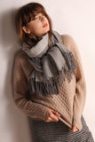 Minimalist Fringe Hem Scarf