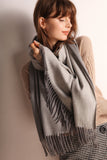 Minimalist Fringe Hem Scarf