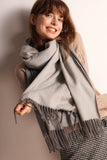 Minimalist Fringe Hem Scarf