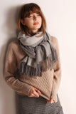 Minimalist Fringe Hem Scarf