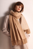 Minimalist Fringe Hem Scarf