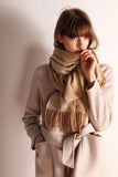 Minimalist Fringe Hem Scarf