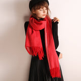 Minimalist Fringe Hem Scarf