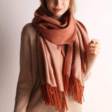 Minimalist Fringe Hem Scarf