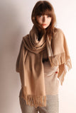 Minimalist Fringe Hem Scarf