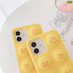 Funda blanda para teléfono con forma de píldora de emoji