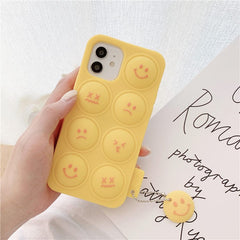 Funda blanda para teléfono con forma de píldora de emoji
