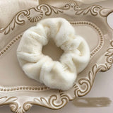 Cream and White Colored Scrunchy Variety