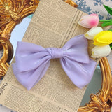 Jumbo Silky Bow Hair Tie