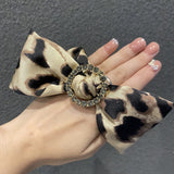 Jumbo Silky Bow Hair Tie