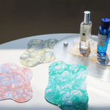 Marbleized Confetti Acrylic Coaster