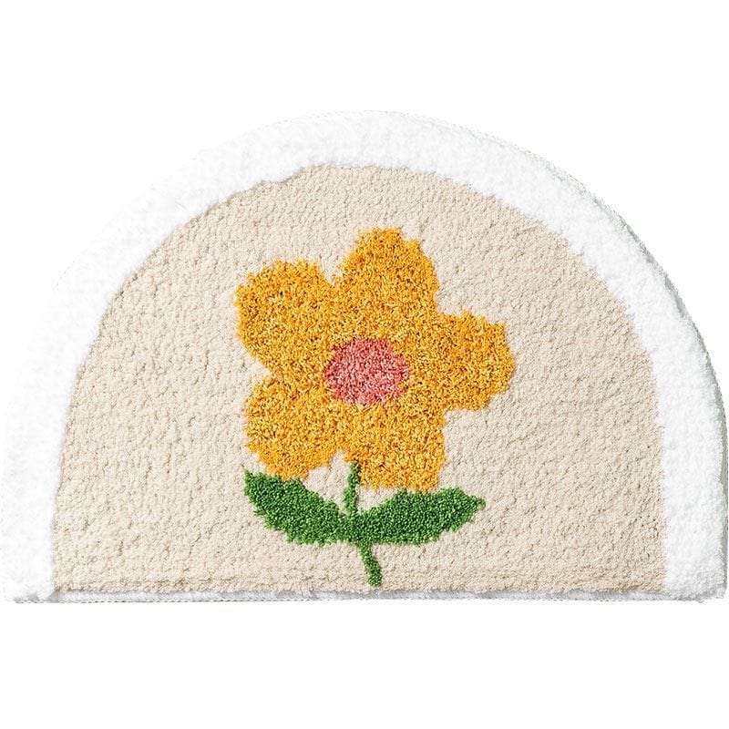 Alfombras de baño con estampado floral