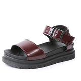 Dual Straps Platform Sandal