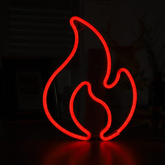 Feuer Neonlicht Zeichen
