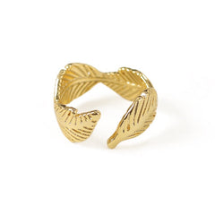 Vintage Blattgold Ring