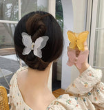Matte Gradient Butterfly Hair Clip