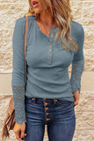 Crochet Lace Detail Shirt