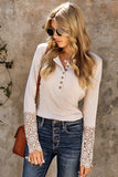 Crochet Lace Detail Shirt