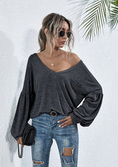 Heather Off-Shoulder-Tunika mit Taschen