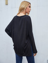 V-Neck Long Sleeve Tee