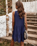 Go With the Flow Ruffle Tunic Dress