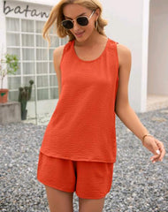 Conjunto de verano texturizado Lounge