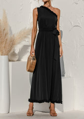 Date Night Maxikleid mit One-Shoulder-Träger 