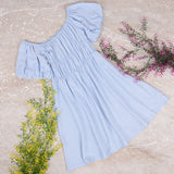 Puffed Sleeve Summer Dress