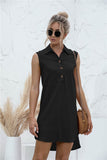 High-Low Button Tunic