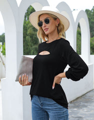 Langarmpullover mit Cut-Out