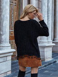 Soft Knit Tassel Hem Sweater