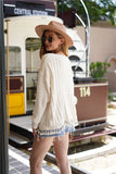 Soft Knit Tassel Hem Sweater