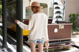 Soft Knit Tassel Hem Sweater