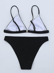 Minimal Triangle Bralette Cheeky Bikini Set