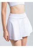 Mini Ruffled Flounce Lined Circle Tennis Skirt