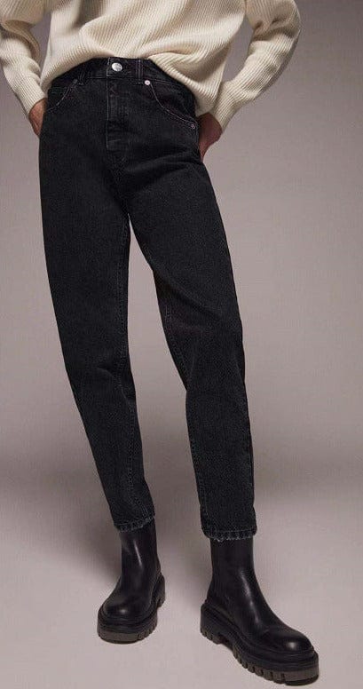 High Rise 90's Slim Cropped Denim Jeans