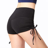 High Rise Mini Shorts with Adjustable Strings