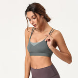 Double Strap Adjustable Clasp Sports Bra