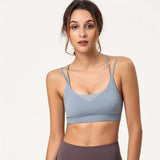 Double Strap Adjustable Clasp Sports Bra