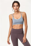 Double Strap Adjustable Clasp Sports Bra