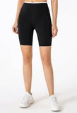 High Rise Contrast Fitness Bike Shorts