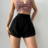 High Waisted Lined Active Shorts