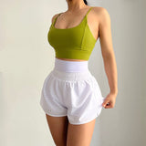 High Waisted Lined Active Shorts