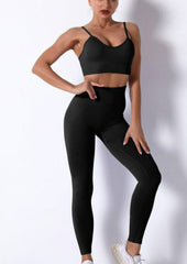 Racerback- und Flow-Leggings-Set